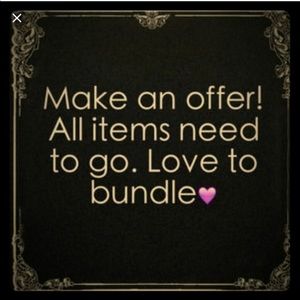 Bundle 5 items for $20! Moving sale!